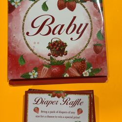 Strawberry Diaper Ruffle Box 