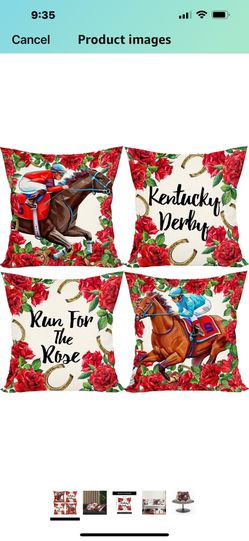 Linen Kentucky Pillow Covers 8 Pieces