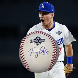 Dodgers Tommy Edman Signed 2025 World Series Baseball