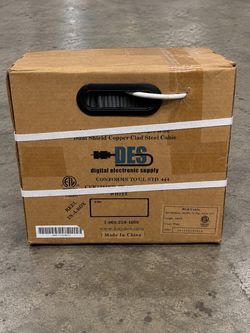 Dual Shield Copper Clad RG-6 1000ft Cable