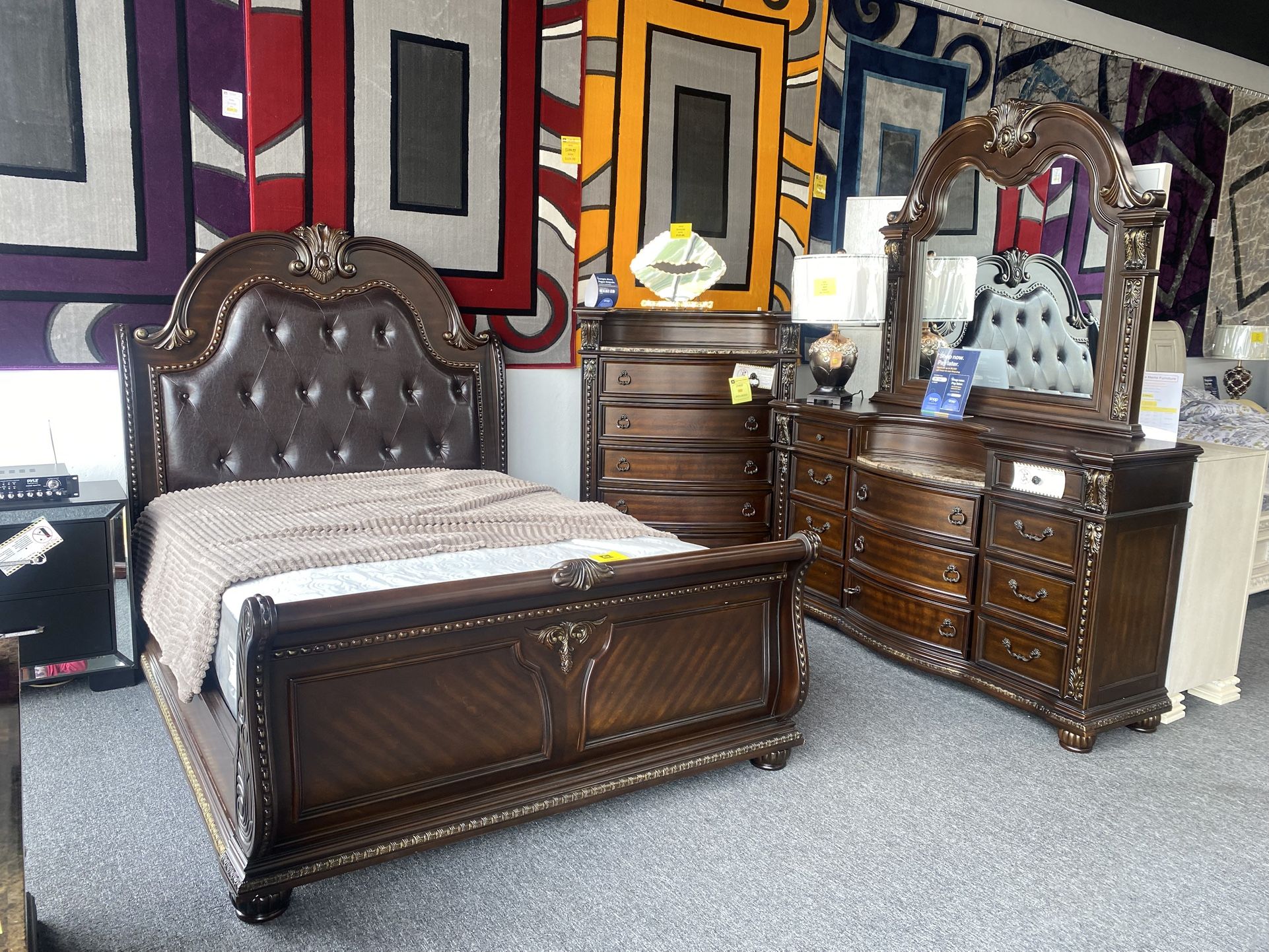 Queen Bed Frame Set $1,599.99