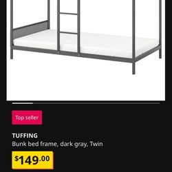 IKEA TUFFING Twin Bunk Bed 
