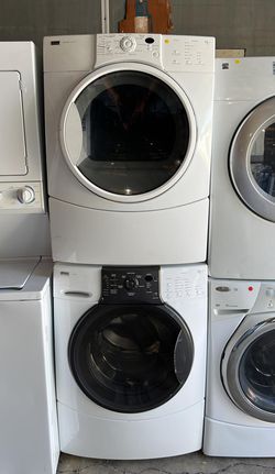 Kenmore Front Load Washer and Dryer White Stackable
