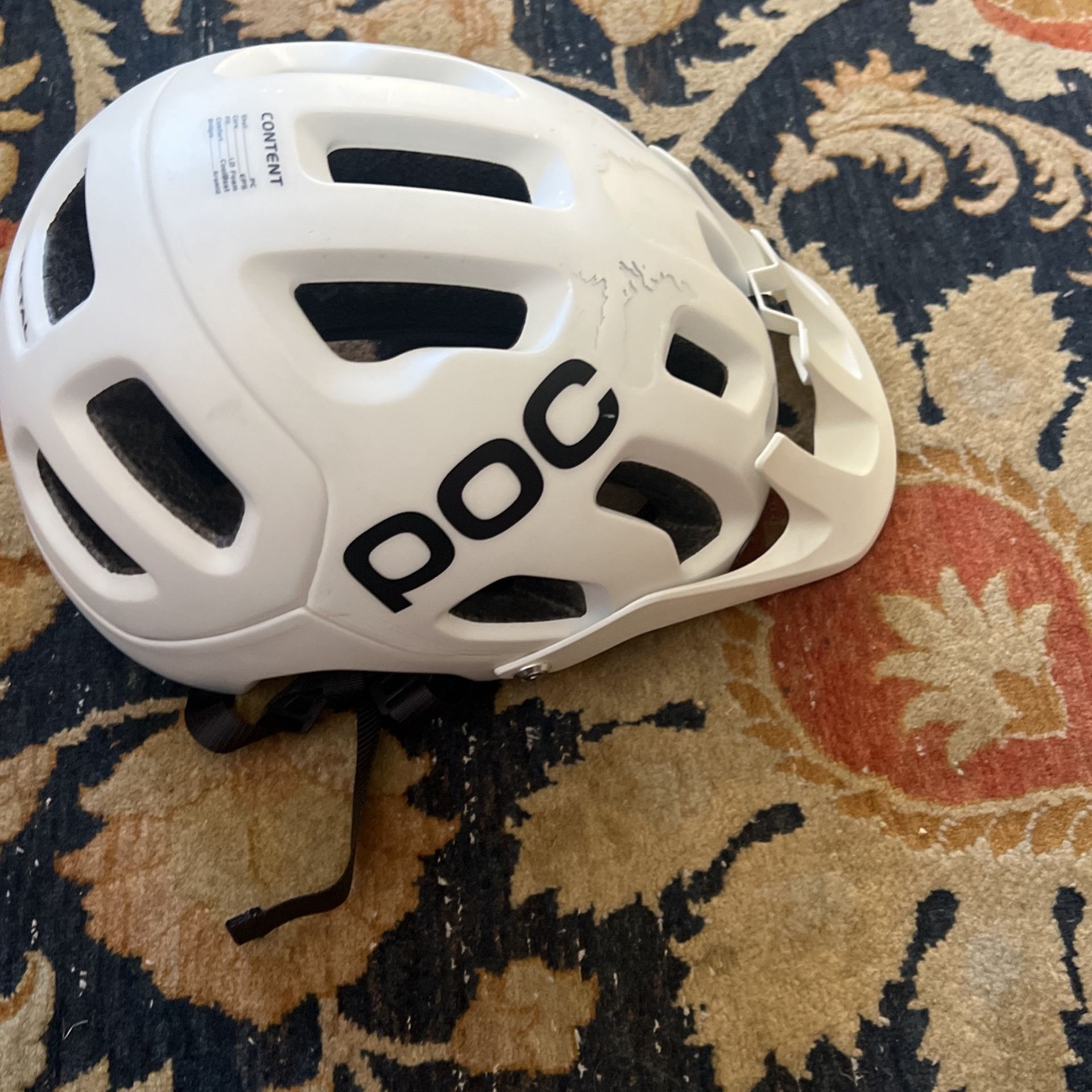 POC Tectal MTB Mountain Bike Cycling Helmet Hydrogen White Matte M Medium