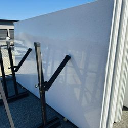 QUARTZ STONE SLABS IN SPARKLING WHITE 📏Each slabs cover  75.7 sq.ft, Thickness 3 cm 🔥 SUPER JUMBO SIZE $680 per Slab🔥 🔥 JUMBO SIZE $570 per Slab🔥
