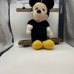 X2 😃 Mickey Mouse Stuffed Animals 😃  Vintage