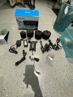 sponge filters and air pumps and heaters
