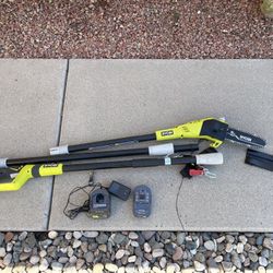 Ryobi 18v Pole Saw With Battery And Charger 