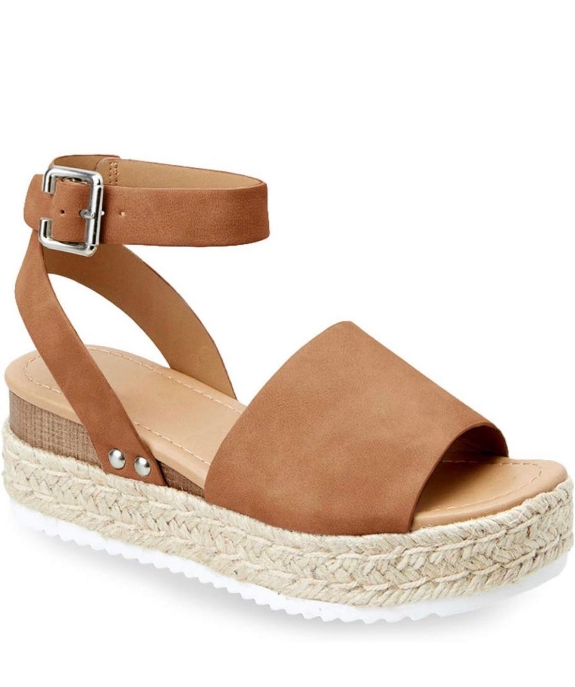 Women’s Flatform Espadrilles Ankle Strap Size 9