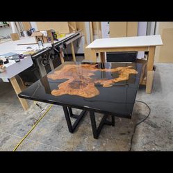 Dinner Table/ Epoxy Table/wood Table Custom 