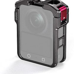 llano Aluminum Camera Cage for DJI Osmo 360 – CNC Precision Fit Protective Frame