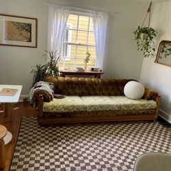 Relic Home handmade checkered rug