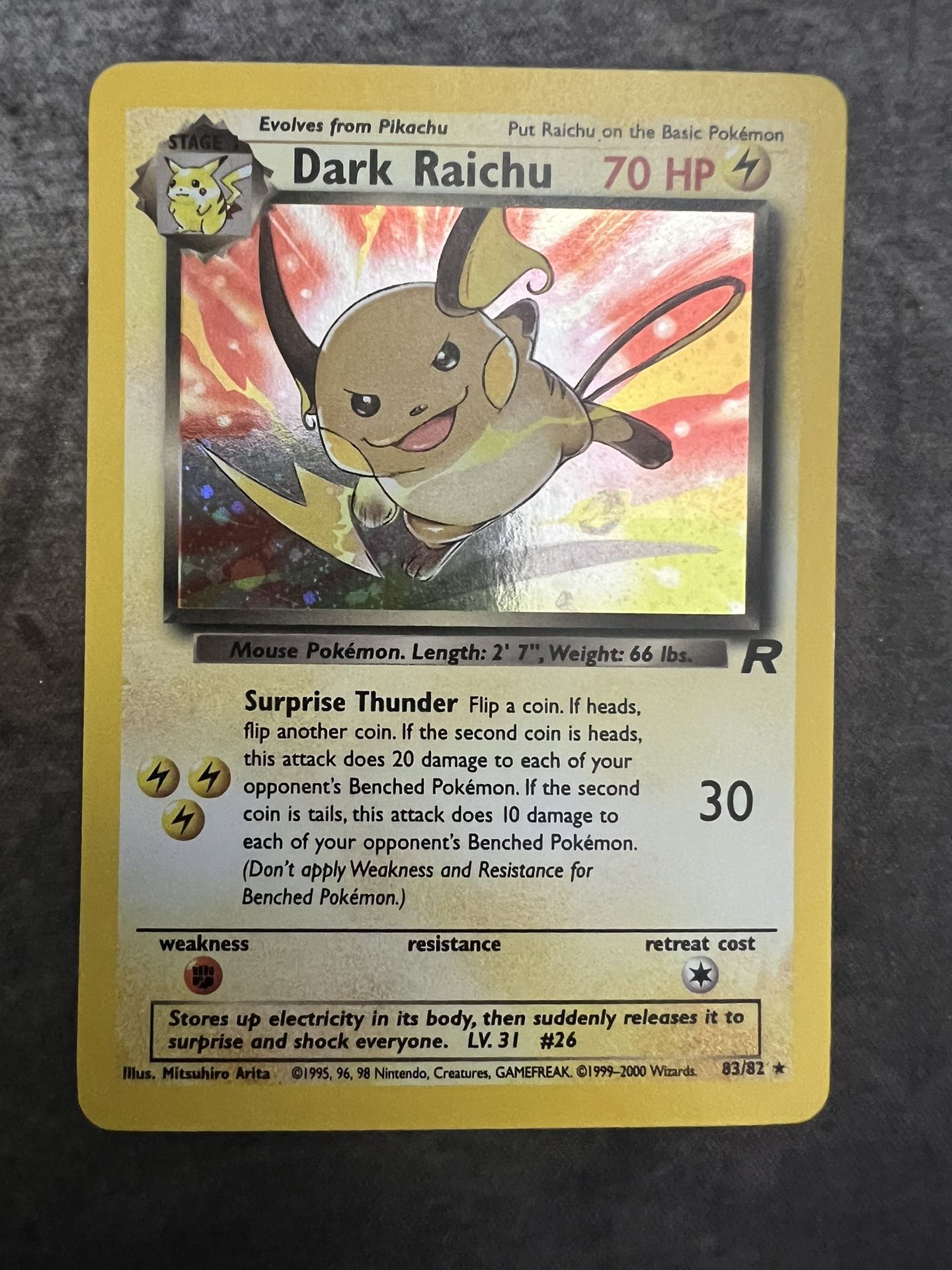 Dark Raichu 83/82