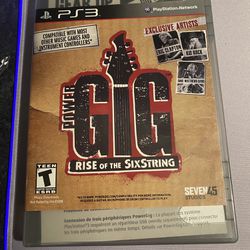 Rise Of The Six string PS3 Game And Case
