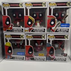 Funko Pop! Deadpool Lot of 6 #778, #779, #780, #781, #782 and #784