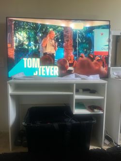 Tv and desk