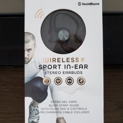 Sound Bound New Wireless Ear Buds, New