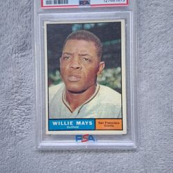 1961 Willie Mays, HOF! PSA 4 VG-EX!