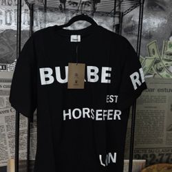 Black Burberry t shirt