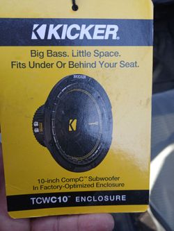 10-inch Kicker subwoofers