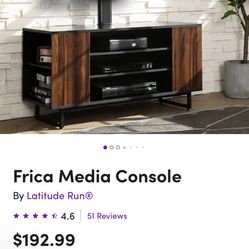 TV Mount Table Console