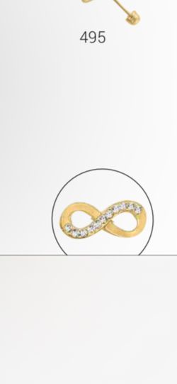 Gold Earrings 10k/ Aretes De Oro 10k