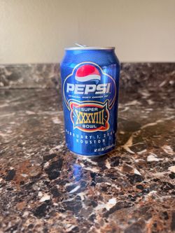 Pepsi Super Bowl XXXVIII Commemorative Can 2004