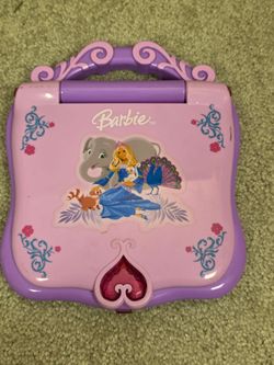 Rare MATTEL BARBIE ISLAND PRINCESS ROSELLA ELECTRONIC LAPTOP COMPUTER TOY- WORKS