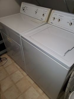 Kenmore washer and dryer
