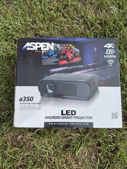 Aspen Projection A350 3D Optimized Light Full HDMI LED Android Smart Projector