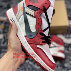 Off-White x Air Jordan 1 Retro High OG”The TenChicago“