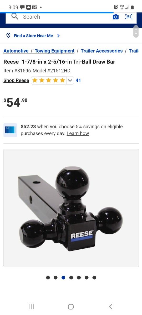 Tow Ball Setup Up With Lock And Key