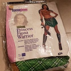 Princess Fiona Warrior Costume For Halloween , Bday Or Any Other Event 