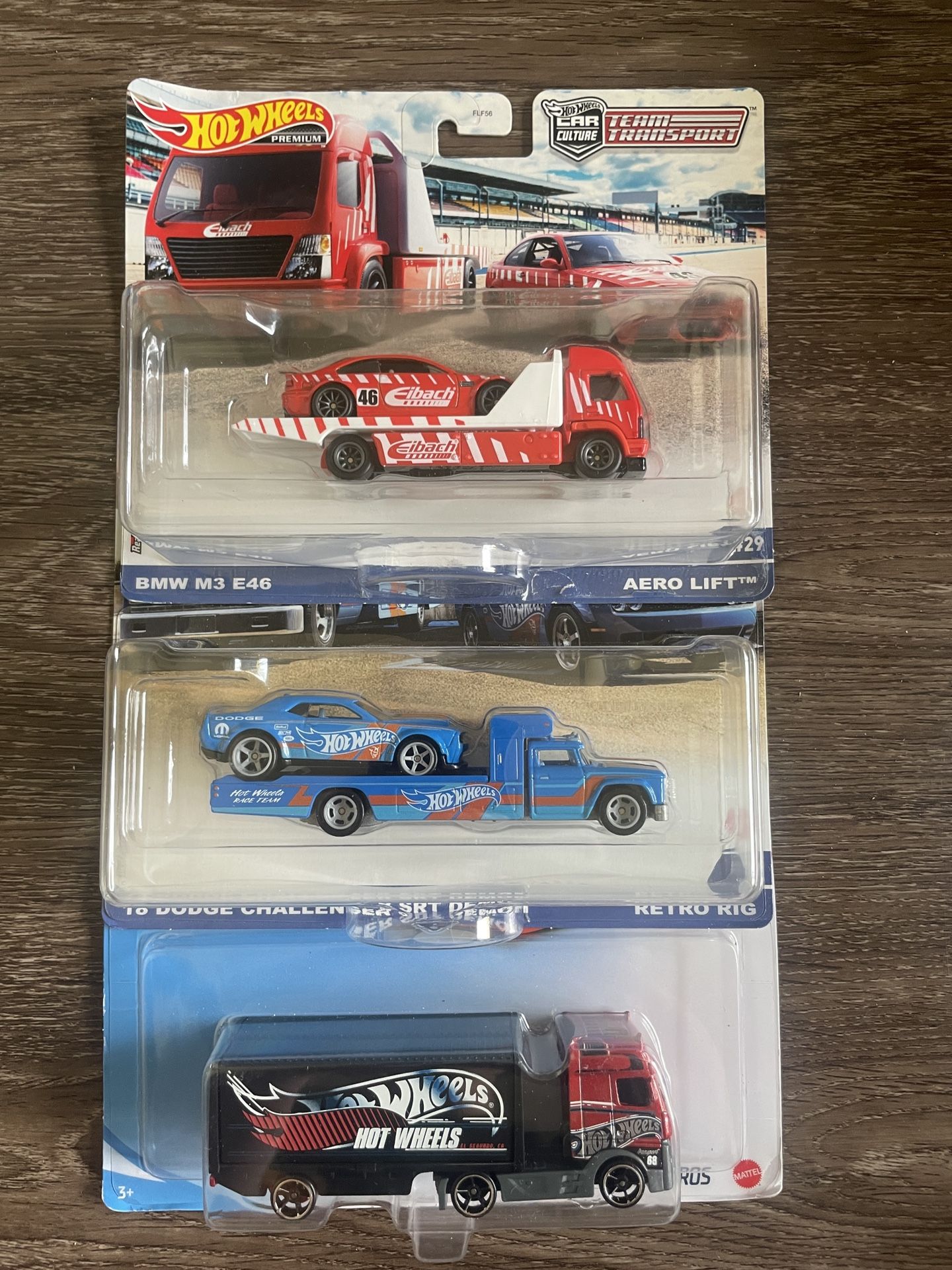 Hot Wheels Team Transport 3 Packs