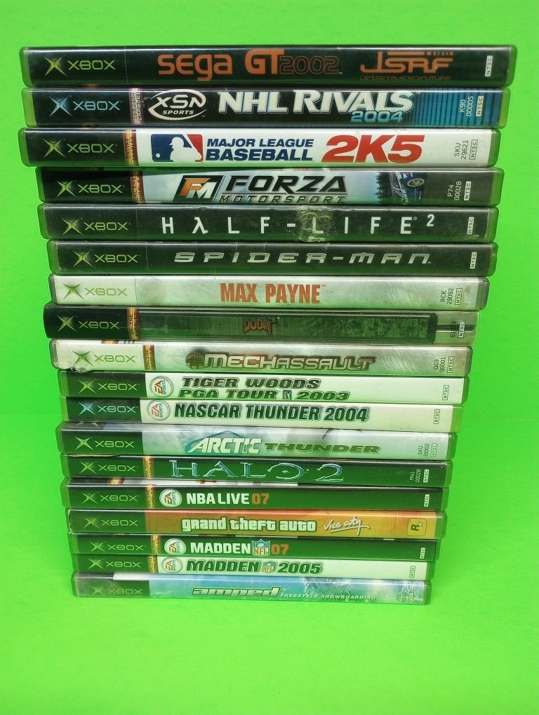 Xbox Original Games All For 100$