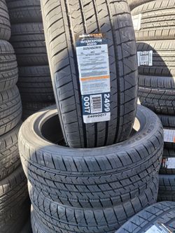 225/45/18 milestar set NEW