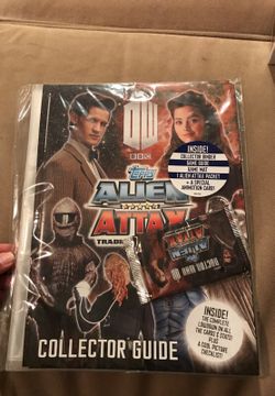 TOPPs Dr. Who Alien Attax Trading Card game -starter pack