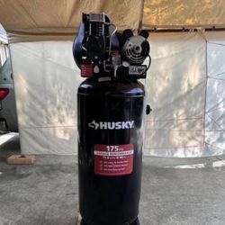 Husky 60 Gal. 3.7 HP 1-Phase 175 PSI Oil Lubed Belt Drive Stationary Electric Air Compressor