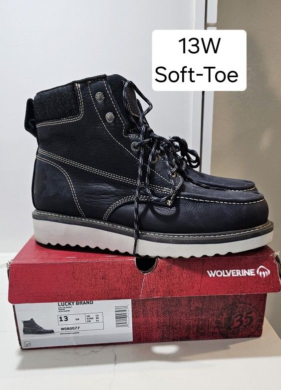 Wolverine Soft Toe Work Boots Size 13