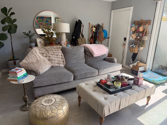 Kravet Allegro Grey Sofa