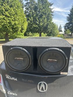 2 12” Subs in Box