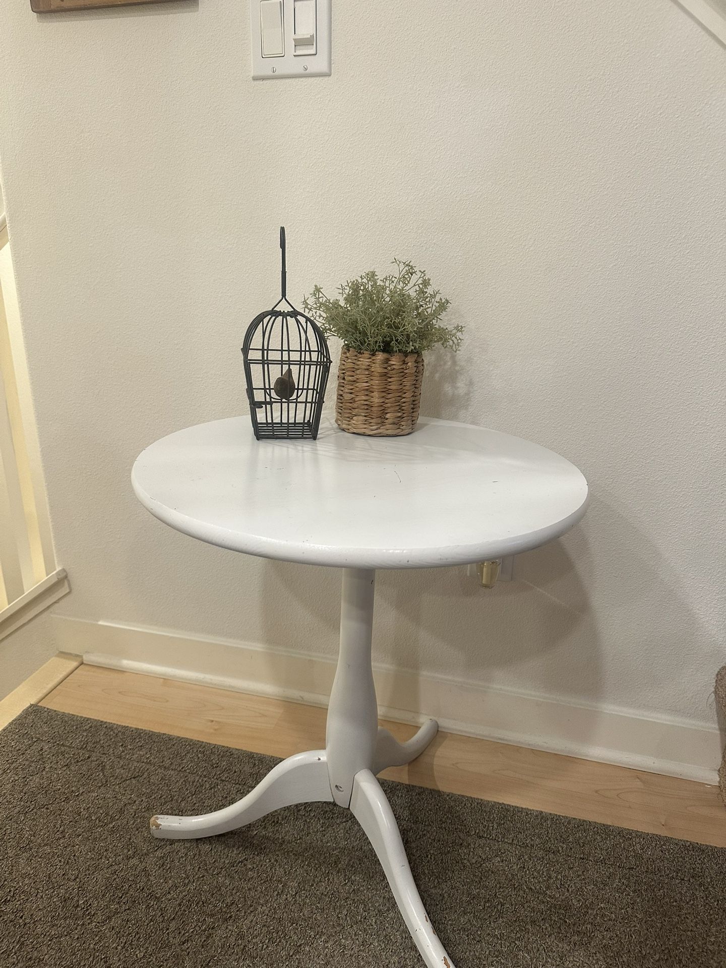 Vintage Round Wooden Table