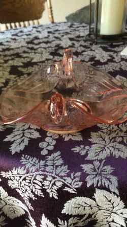 Pink Depression Candy Dish