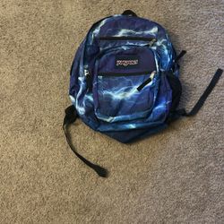 Decent blue backpack