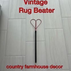 Vintage Rug Beater, great for farmhouse or country decor or to beat your rugs!!!