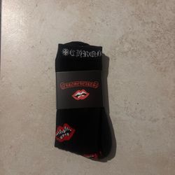 Black chrome socks