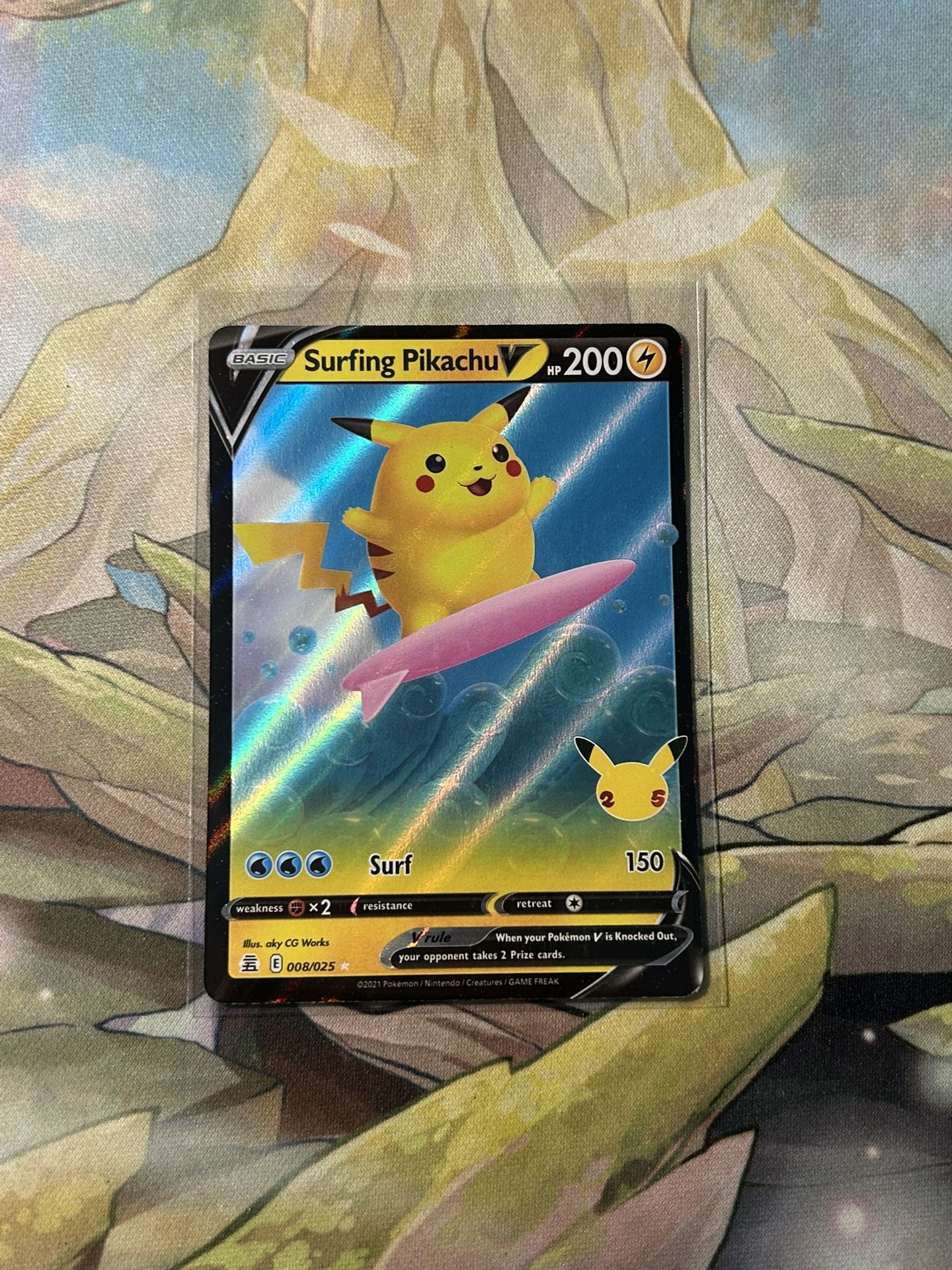 Pokemon Surfing Pikachu V Celebrations
