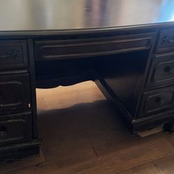 Wood Desk 24Dx50Wx30H