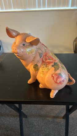 VINTAGE DUNCAN CERAMIC MOLD #649 A COUNTRY PIG