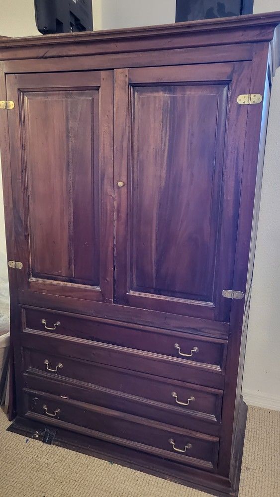 Solid Wood Handmade Armoire